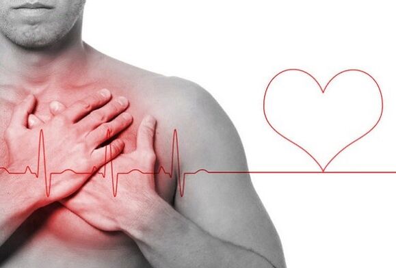 heart attack as the cause of back pain under the left shoulder blade