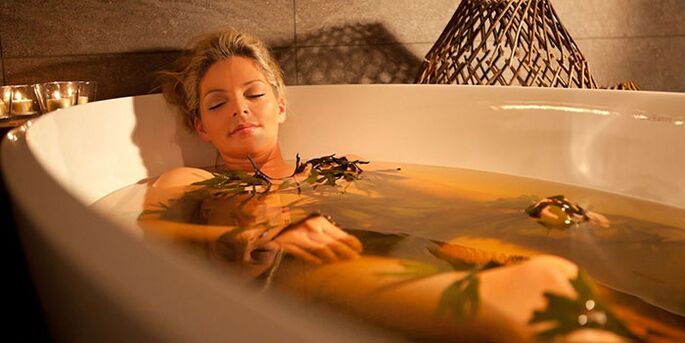 therapeutic bath for shoulder joint arthrosis